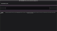 Desktop Screenshot of lovemeter.com
